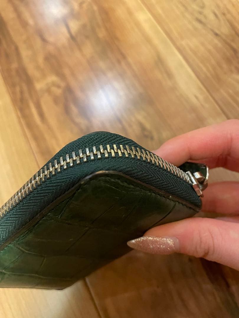 グリーンレザーケース