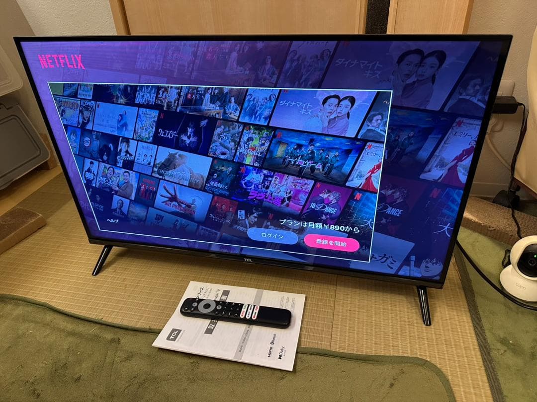 23年製超極美品！TCL 32S54H スマートテレビ　チューナーレス　32型
