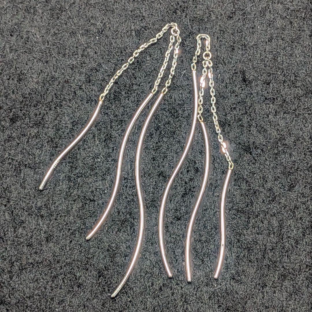 Pt850 ブランチスタイル アメリカンピアス