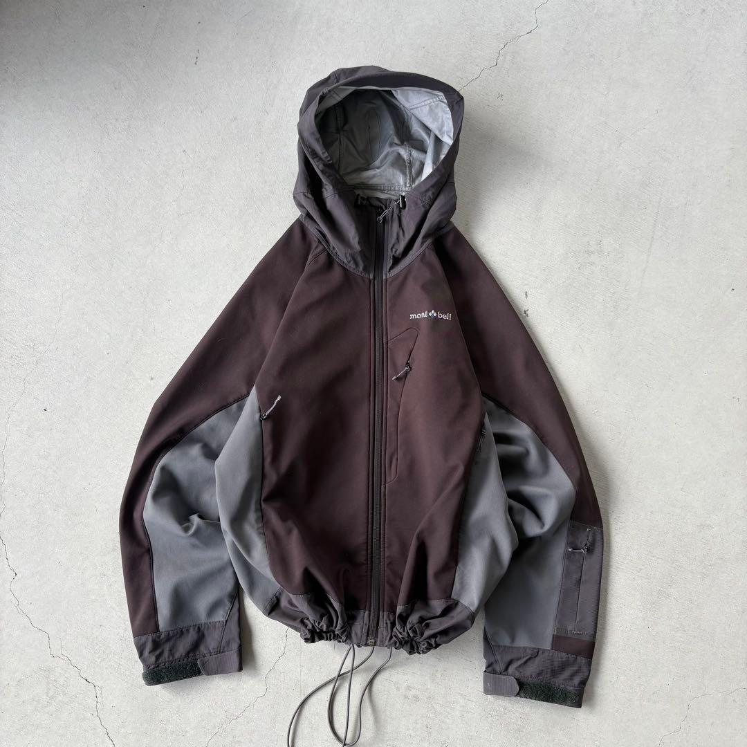 90s mont-bell ソフトシェルパーカー　ジャケット　Y2K TECH