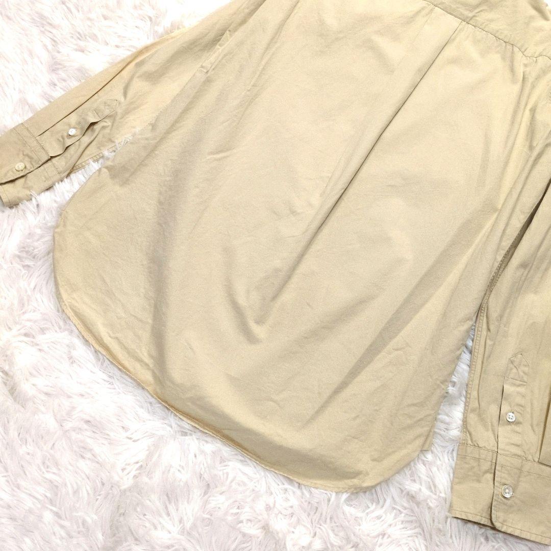 美品✨マディソンブルー マダムシャツ B刺繍 長袖 ベージュ 02