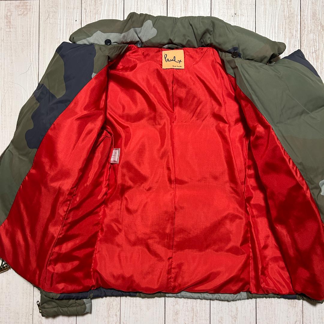 Paul Smith ポールスミス ライダース ダウンジャケット 短丈 迷彩