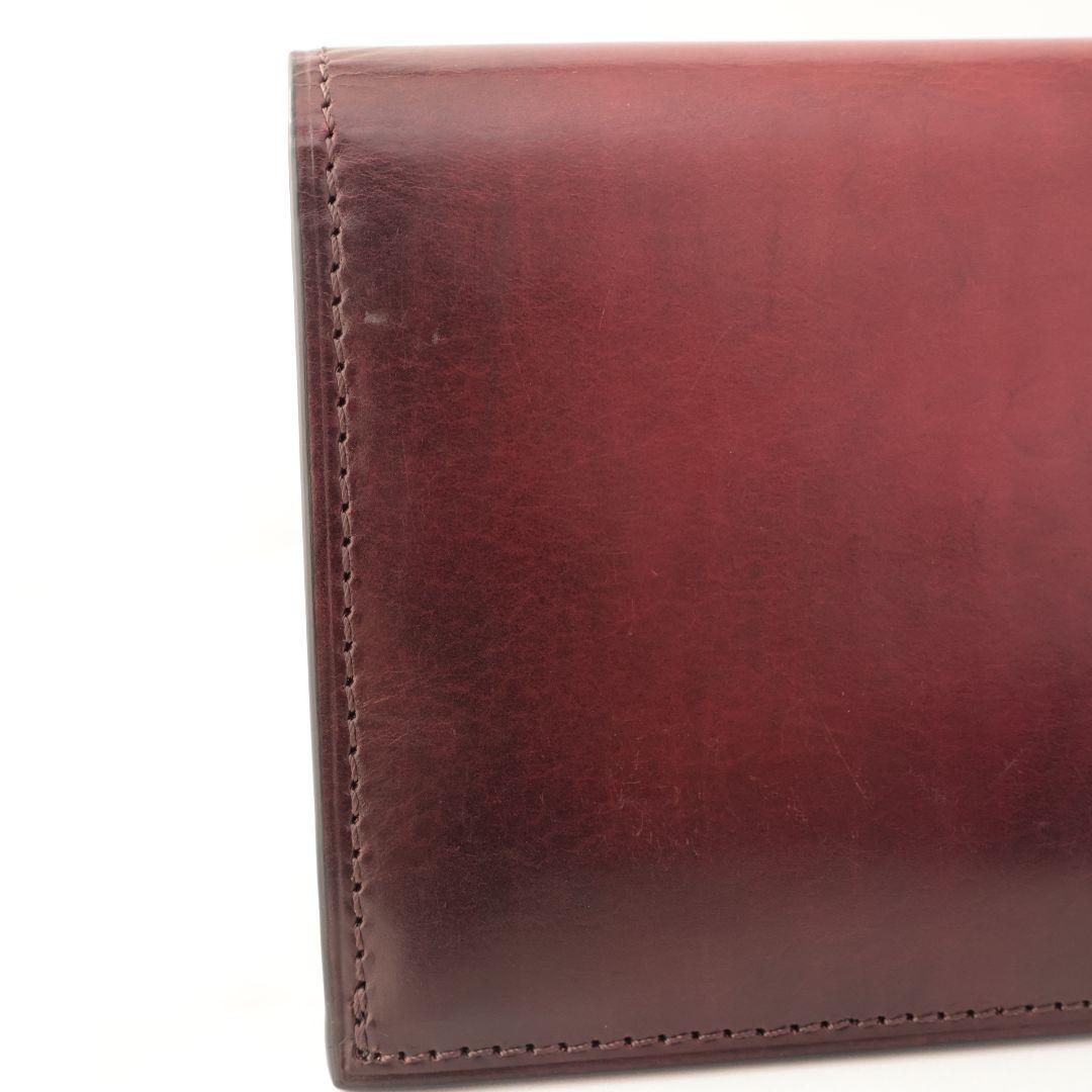 難有り訳あり品 yuhaku バーガンディ 長財布 ユハク 未使用