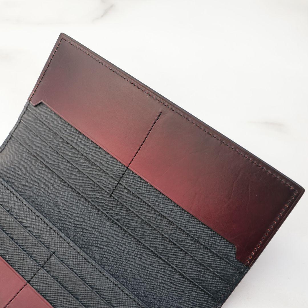 難有り訳あり品 yuhaku バーガンディ 長財布 ユハク 未使用