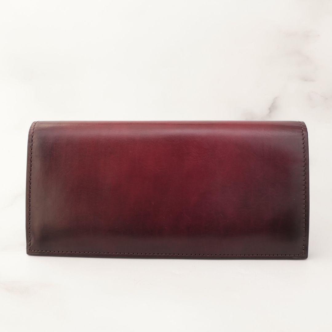 難有り訳あり品 yuhaku バーガンディ 長財布 ユハク 未使用