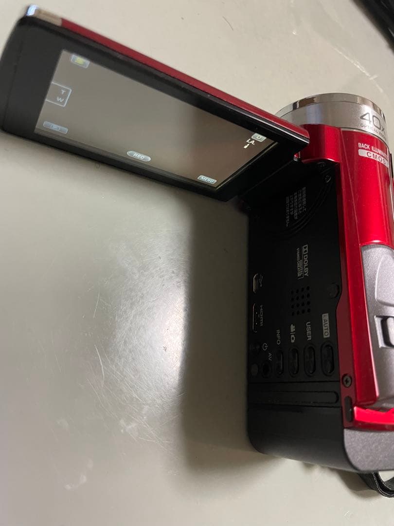 JVC フルHD ビデオカメラ 40倍ズーム　ほとんど使用なし