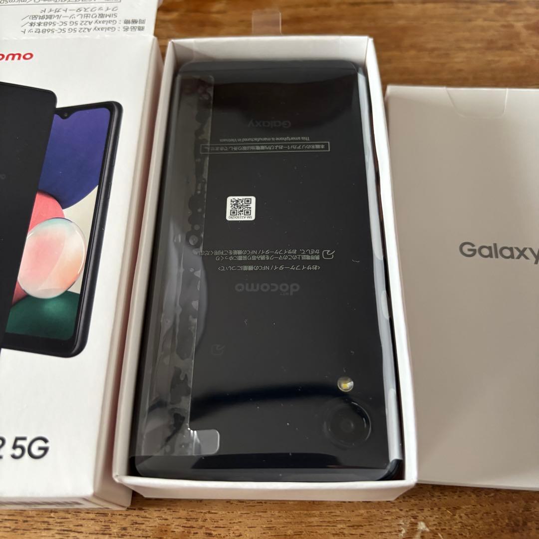新品未使用　Galaxy A22 5G ブラック　64GB SIMフリー