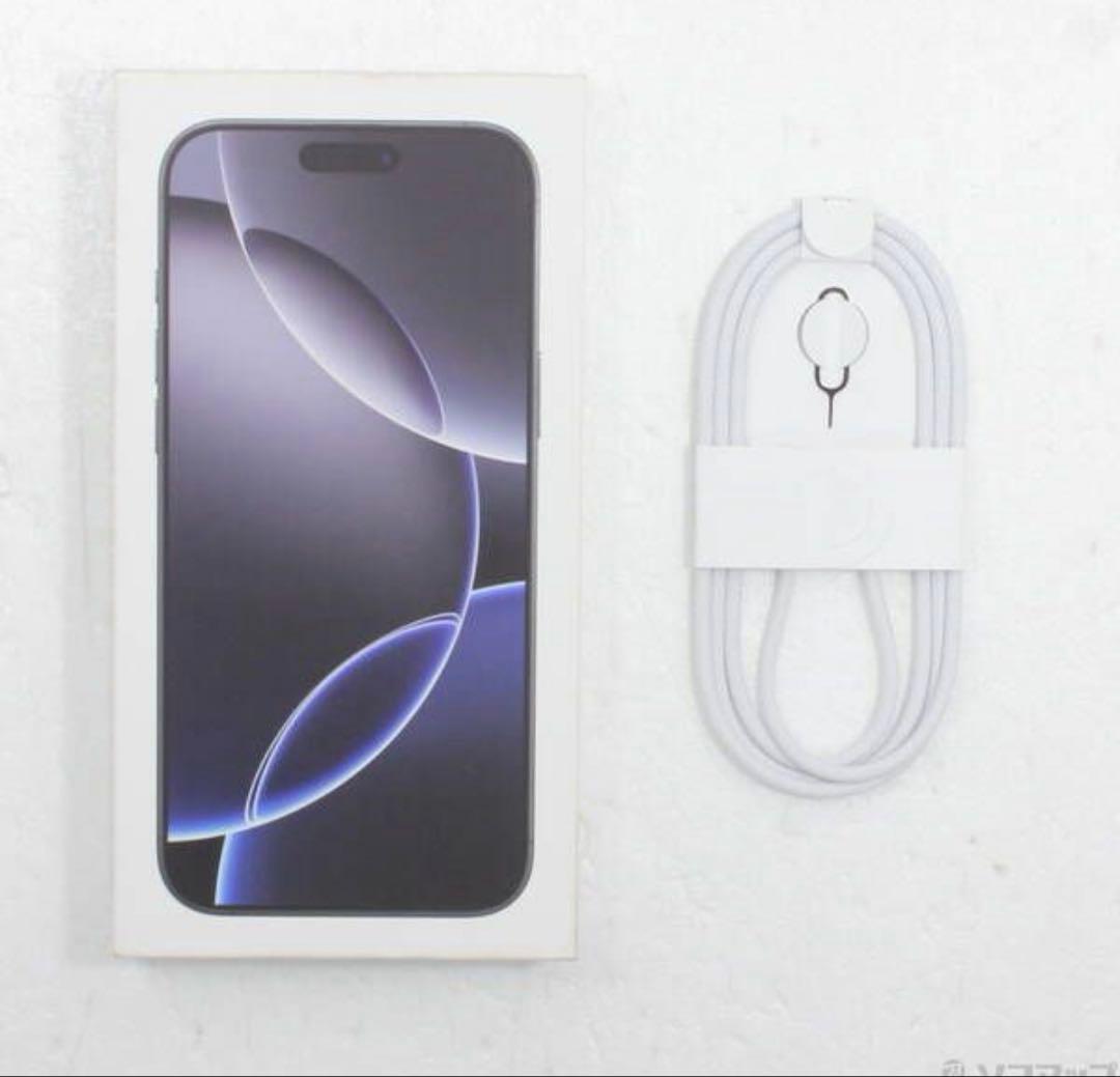 【美品】iPhone16 Pro Max 256GブラックチタニウムSIMフリー