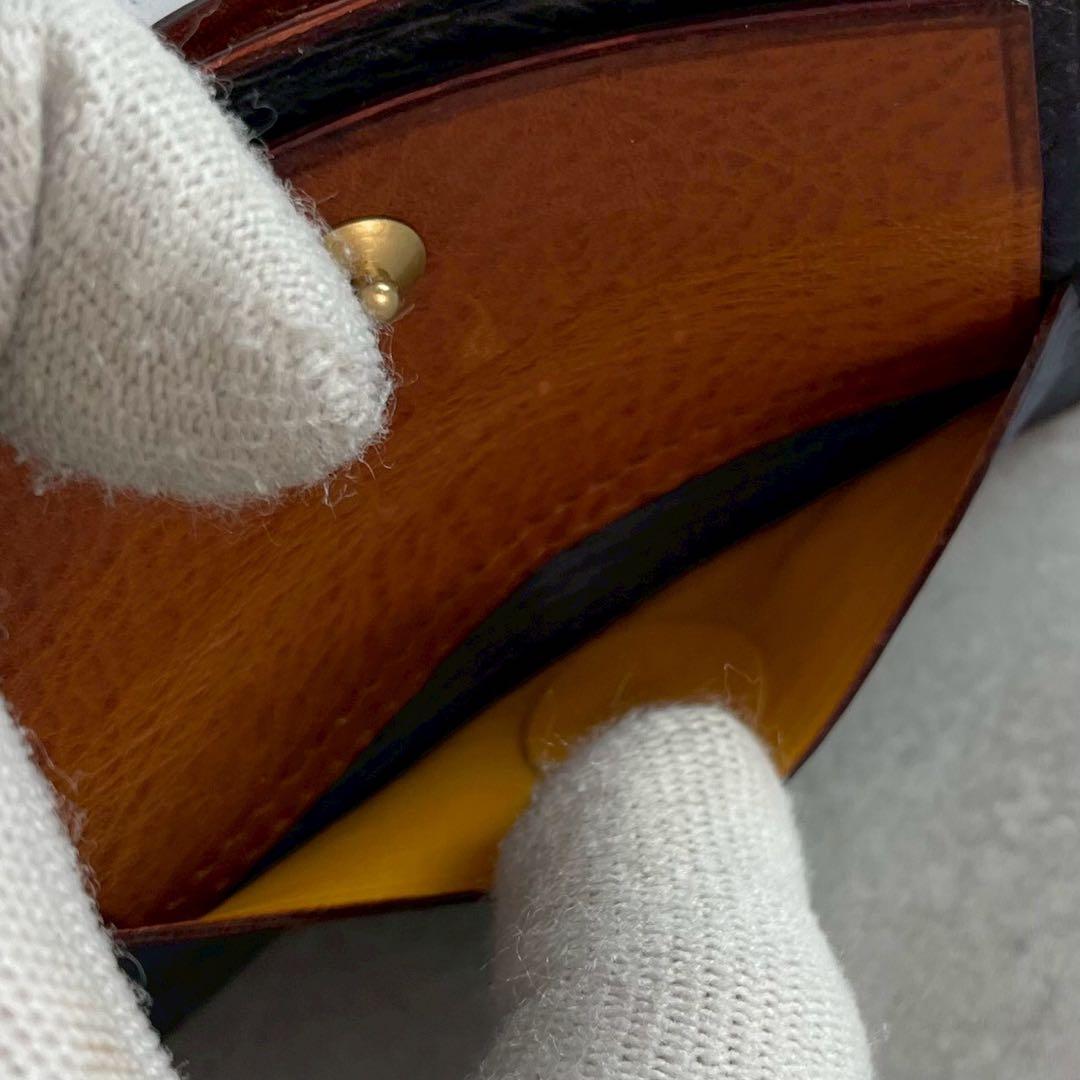 【未使用級✨】GANZO マネークリップ シャークスキン 鮫革 ケース 紺