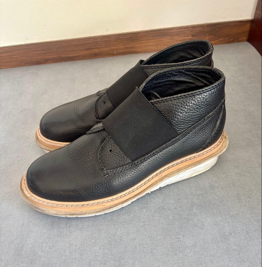 【zucca】ブラックレザー 革靴　厚底