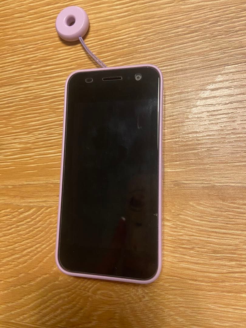 ドコモ キッズケータイ KY-41C パープル フィルム付き