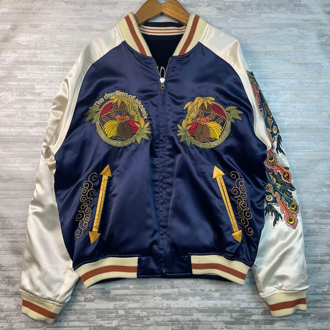 爆裂爛漫娘　リバーシブル　スカジャン　横須賀　スーベニアジャケット　フクロウ