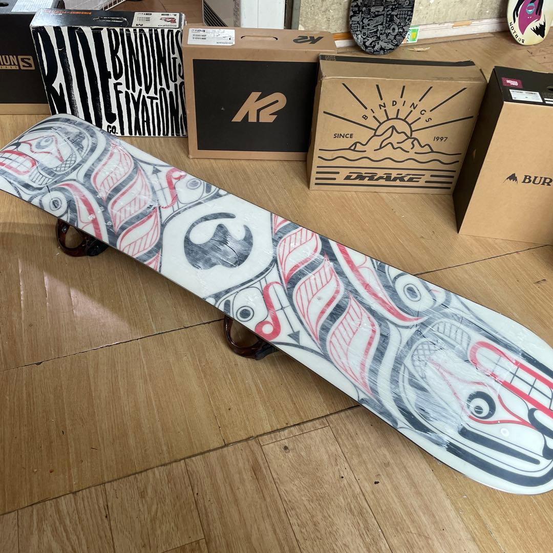 BURTON×K2　バートン　スノーボード　程度良好　バインディング付