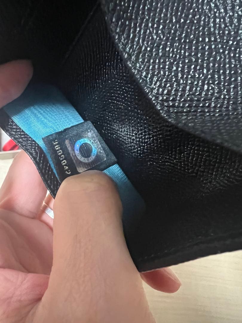 【新品/未使用】BVLGARI ブラックレザー ケース