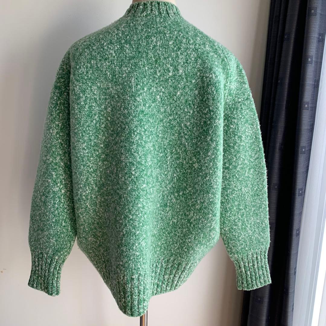 Drawer グリーン系ミックスニット