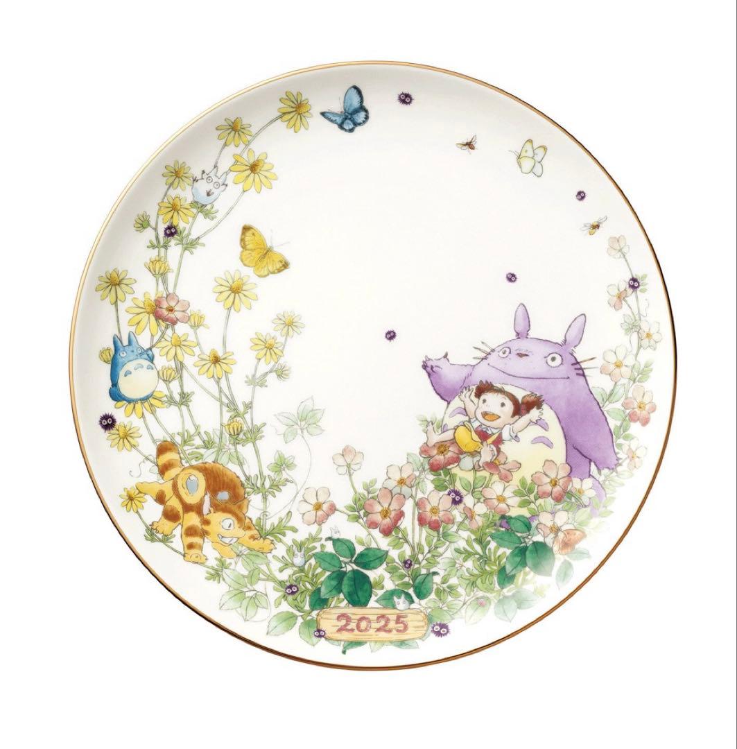 となりのトトロ　イヤリープレート　2025年版　ノリタケ　ジブリ