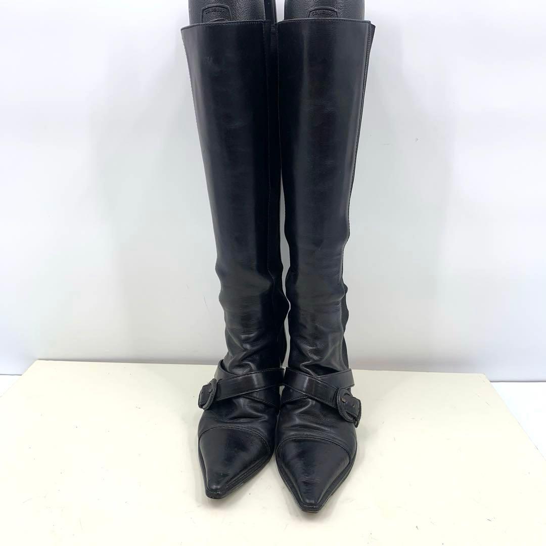 CHANEL シャネル　サイズ表記「35C」22.5センチ程度　サイドゴアブーツ