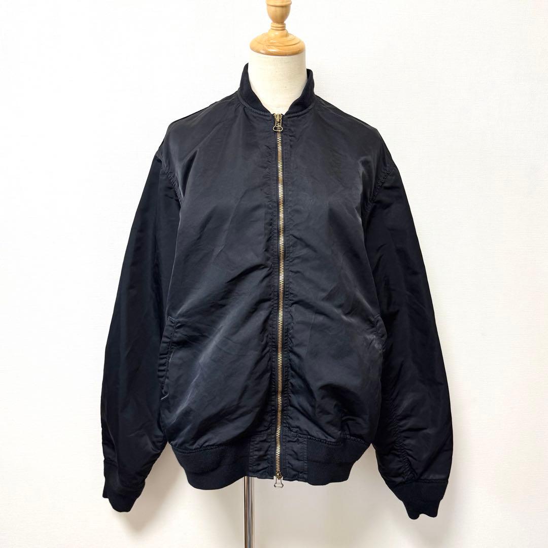 定価56160円 Deuxieme Classe ミリタリーブルゾン ブラック