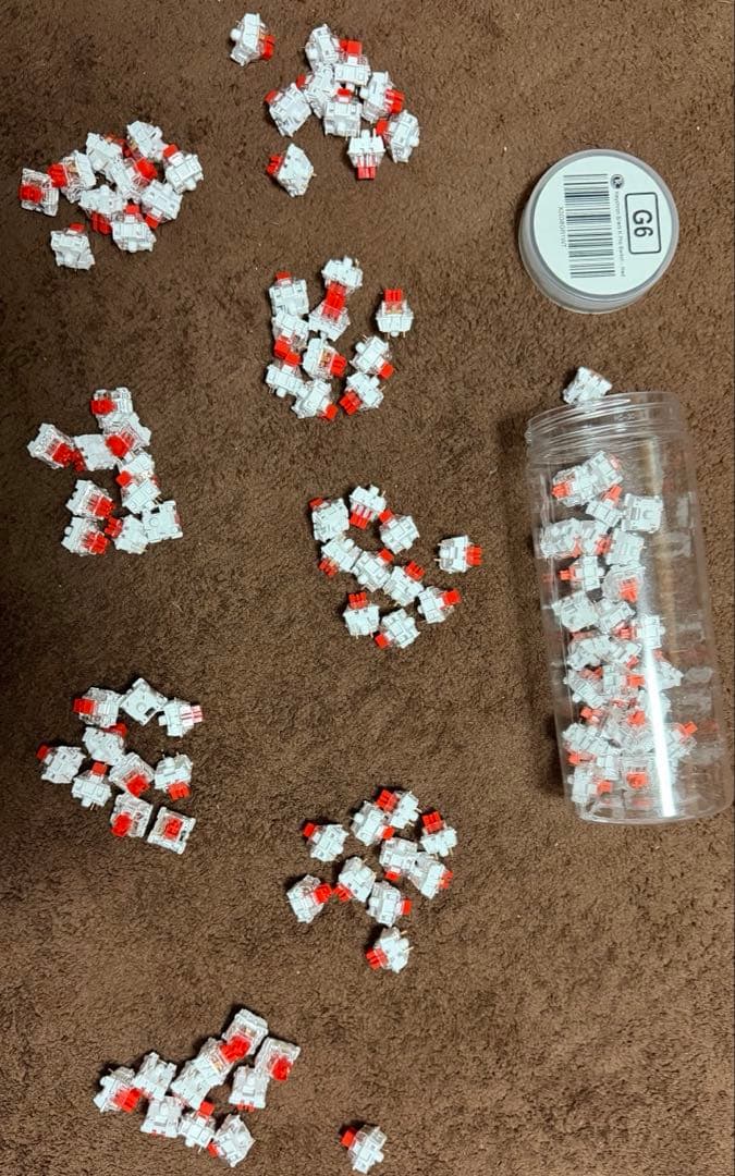 真*優様 Keychron Q1 pro knob 静音赤軸 US配列　換えキー