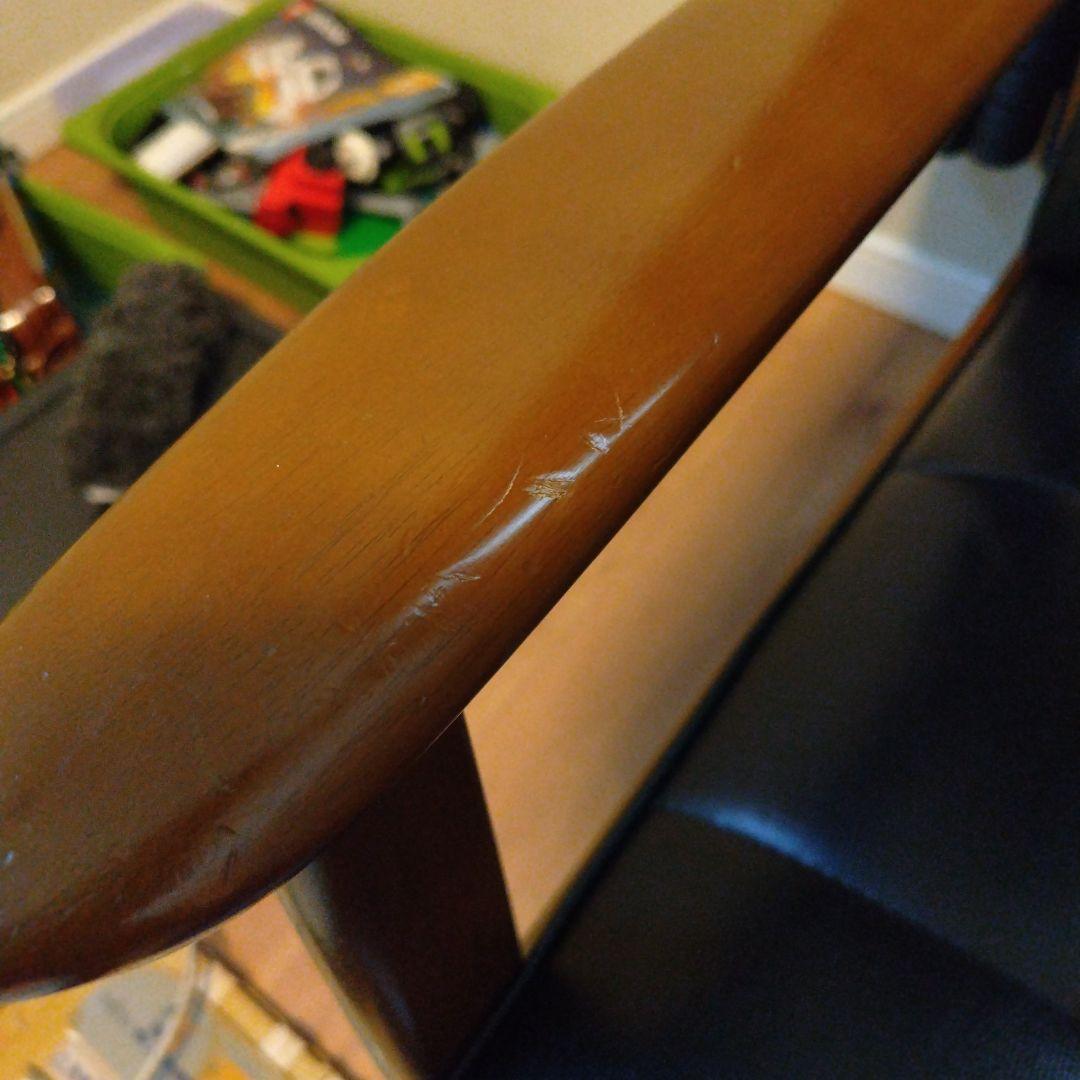 カリモク60 　Kチェア　 2シーター　座面ジャンク