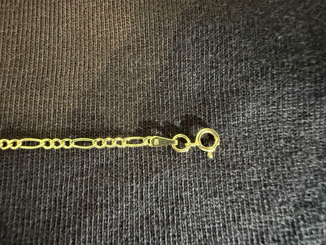 k*u様 10K Figaro Bracelet 19cm 2mm