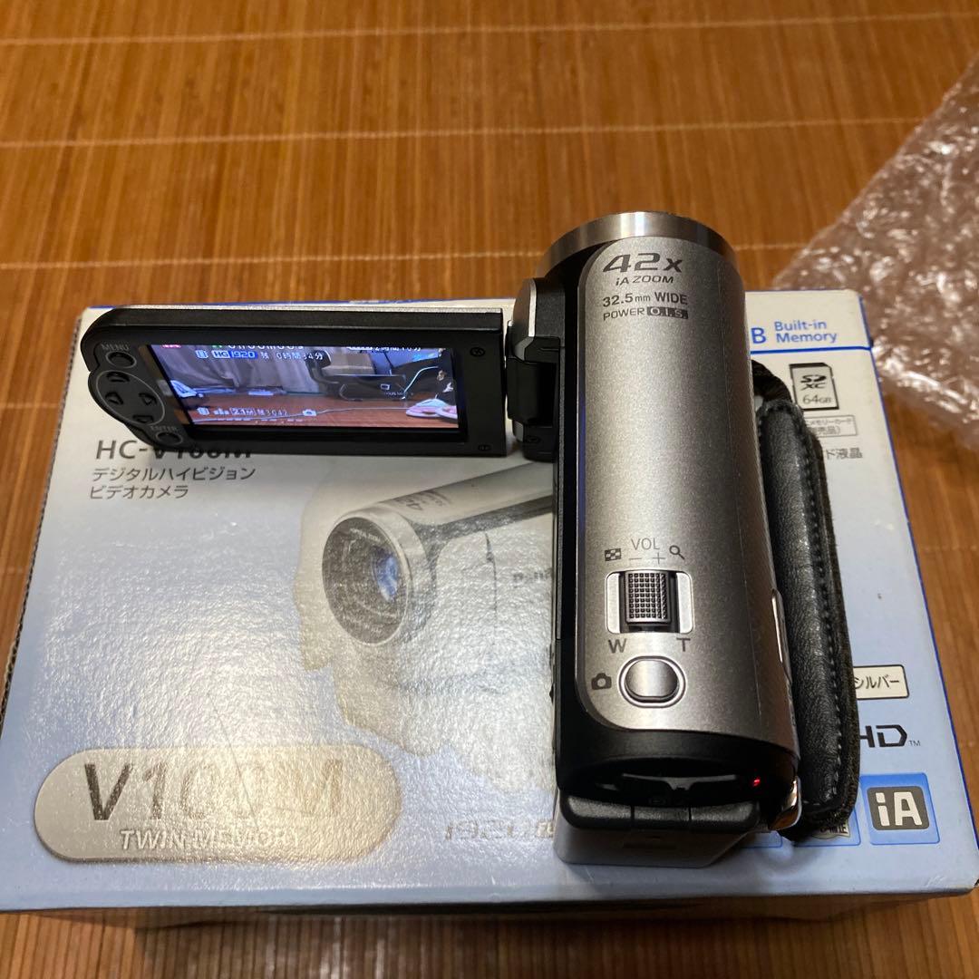 HC-V100M　光学ズーム34倍　内蔵メモリー8GB　バッテリー