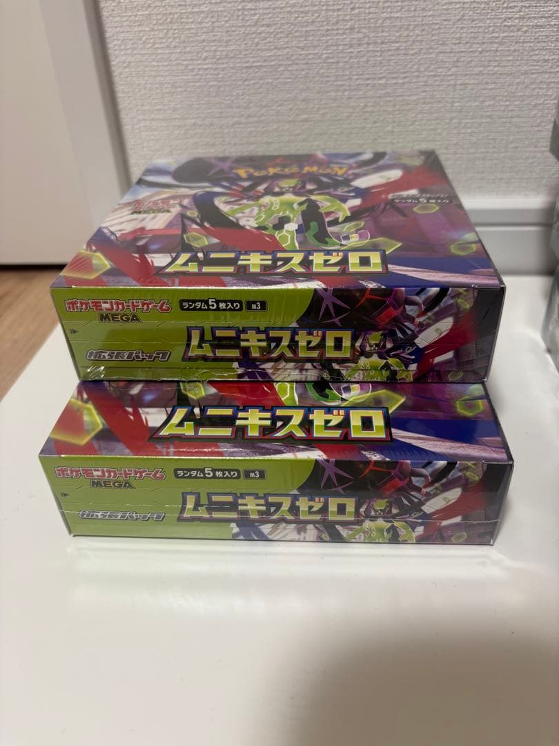 ポケモンカード ムニキスゼロ 7BOX シュリンク 付き封入率一致品
