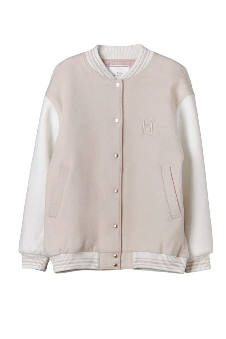 ジャケット・アウター her lip to H Logo Varsity Jacket