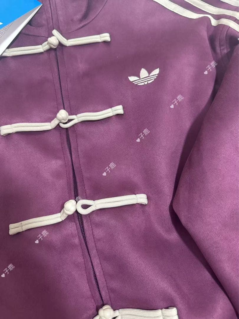 adidasアディダス 中国限定 蛇年トラックジャケット むらさき M