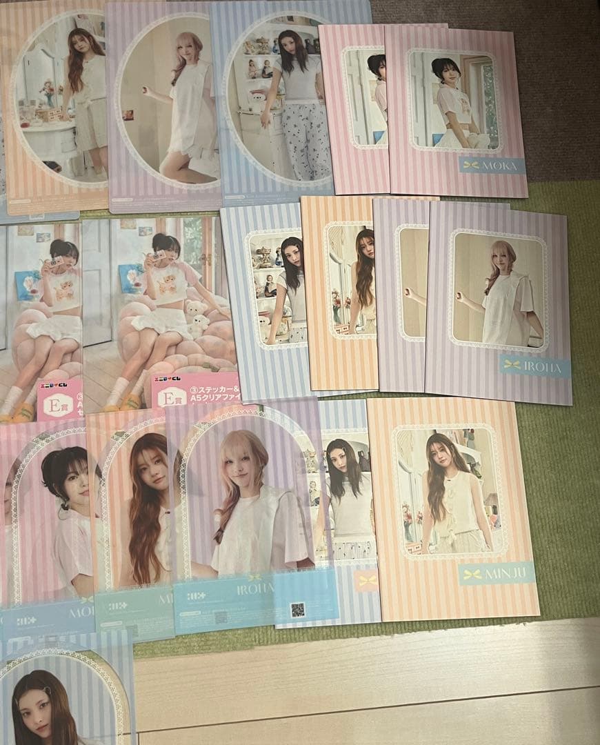 ILLIT ウォンヒ モカ イロハ ユナ ミンジュ エニマイくじ セブン トレカ