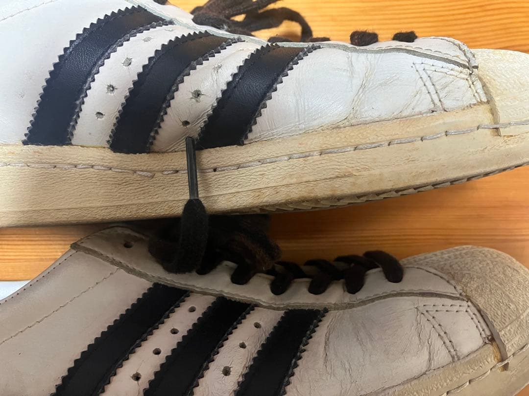 箱付き）スーパースター フランス製 オリジナル　adidas superstar