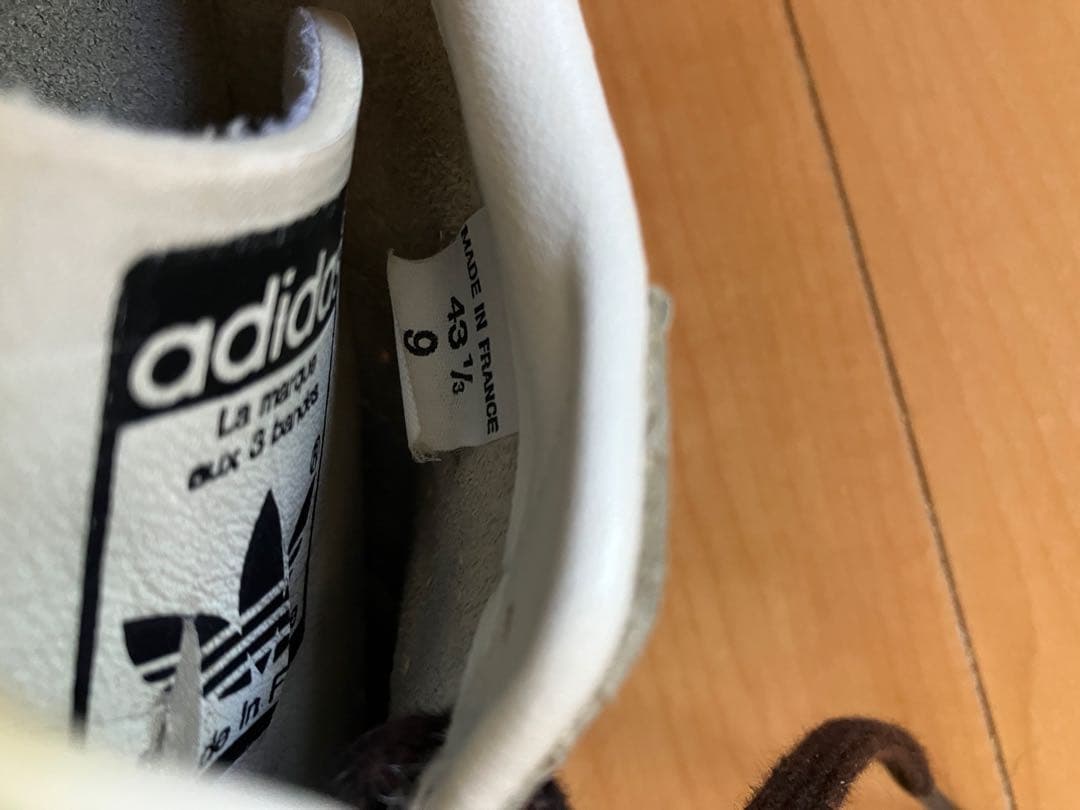 箱付き）スーパースター フランス製 オリジナル　adidas superstar