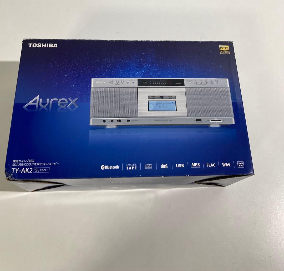 TOSHIBA Aurex TY-AK2 ハイレゾ対応SD/テープ/CDラジカセ