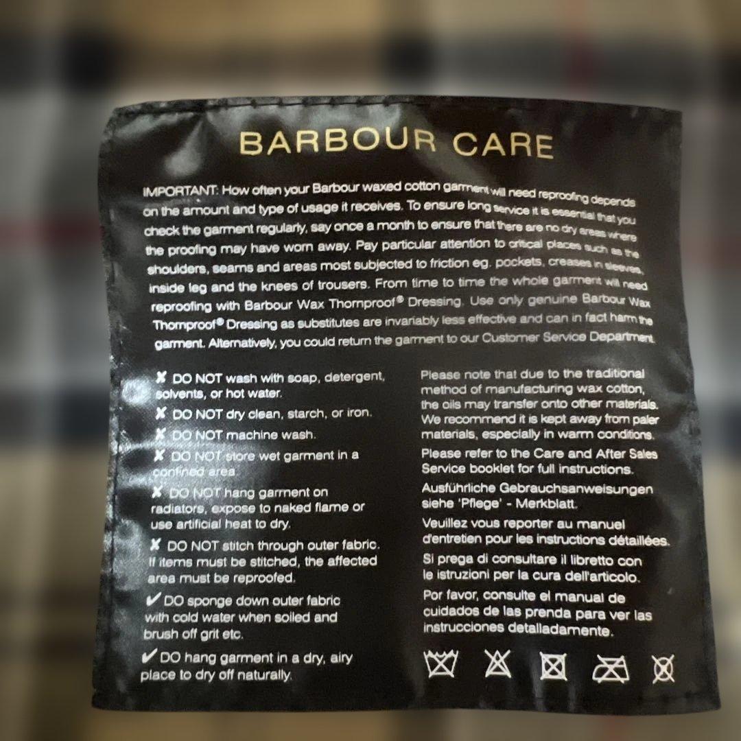 Barbour ネイビー モッズコート