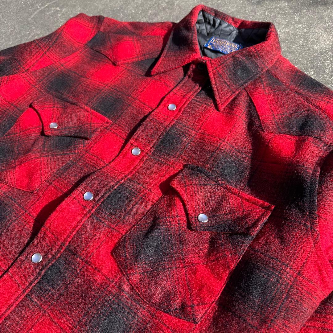 maciko mama 70s USA製 ペンドルトンウエスタンシャツ M