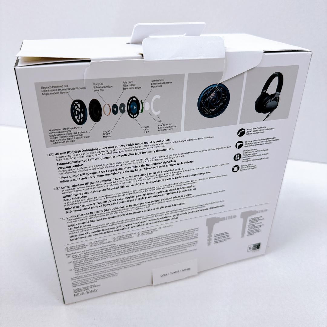 【未使用に近い】SONY　ソニー 有線ヘッドホン MDR-1AM2