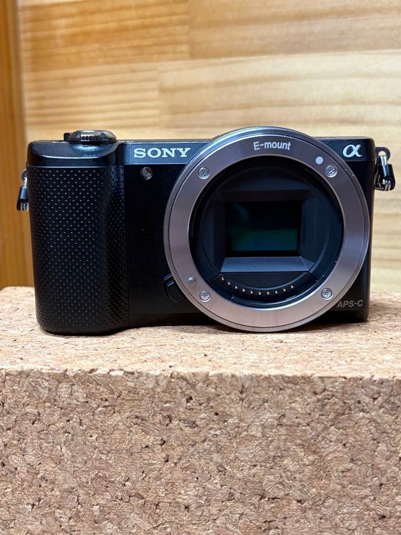 SONY α5000 ミラーレス一眼カメラ ブラック 本体のみ バッテリー付