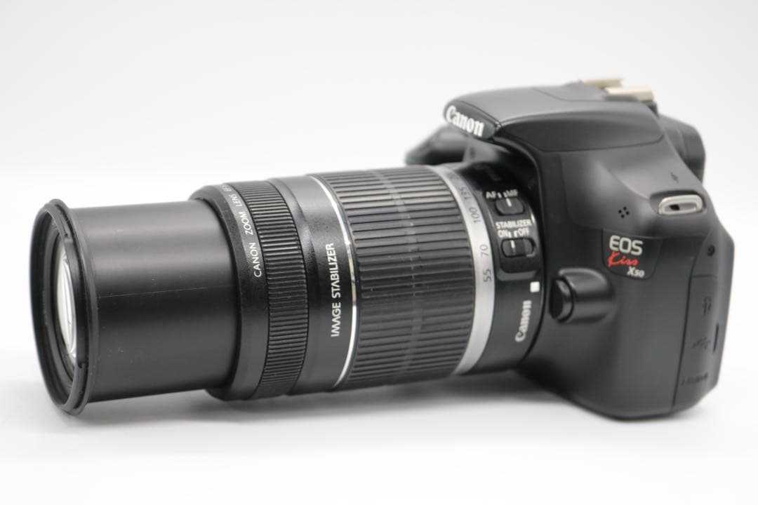美品 【Canon EOS Kiss X50 ダブルレンズセット】 安心保証あり