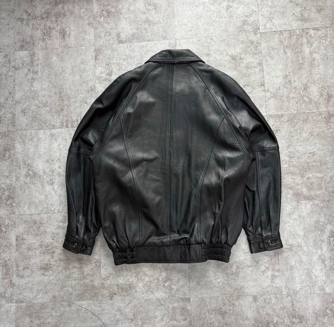 ジャケット・アウター 80s short real leather bomber jacket