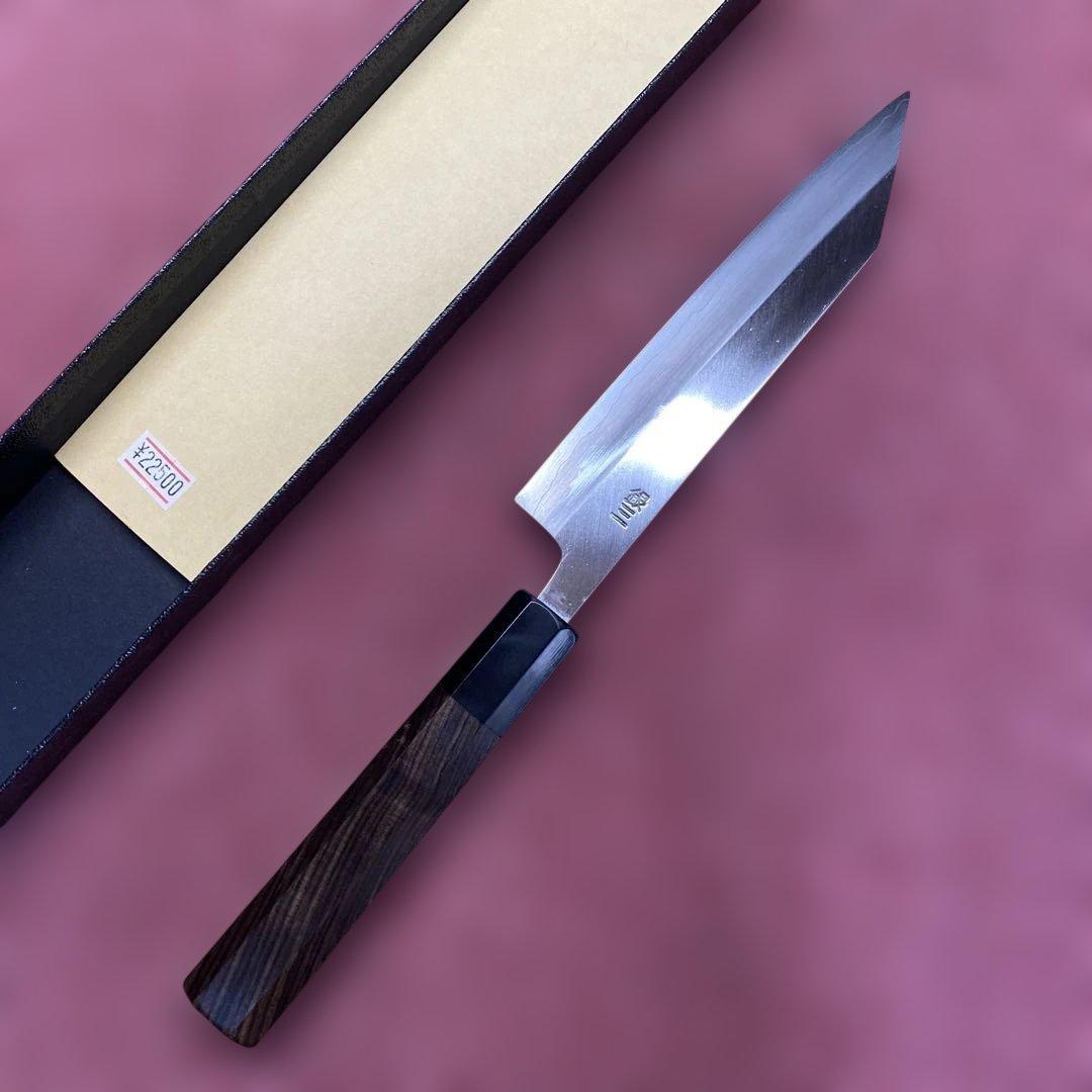 銀三　両刃　特製万能型ペティ包丁　150㎜ 5寸