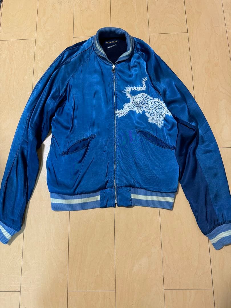 BLUE BLUE 聖林公司 ハリウッドランチマーケット　スカジャン　ブルゾン