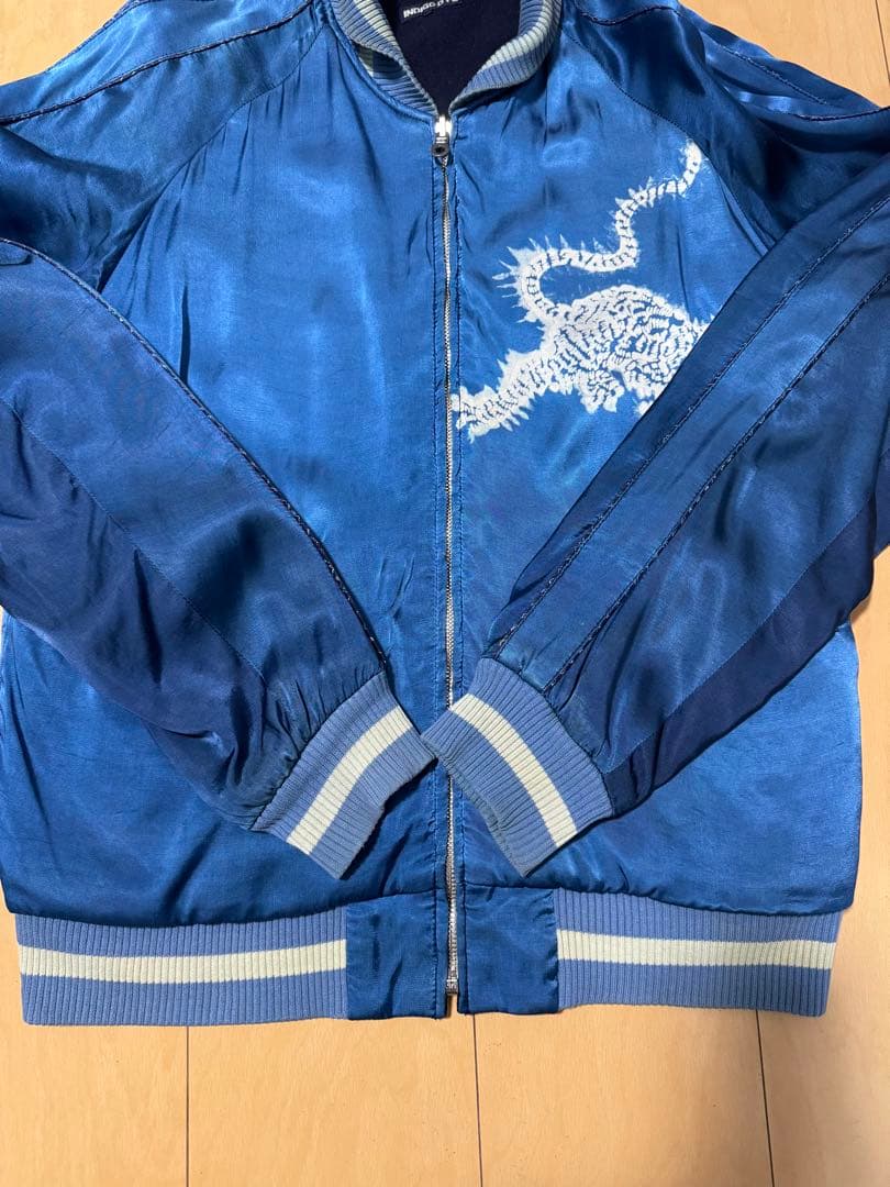 BLUE BLUE 聖林公司 ハリウッドランチマーケット　スカジャン　ブルゾン