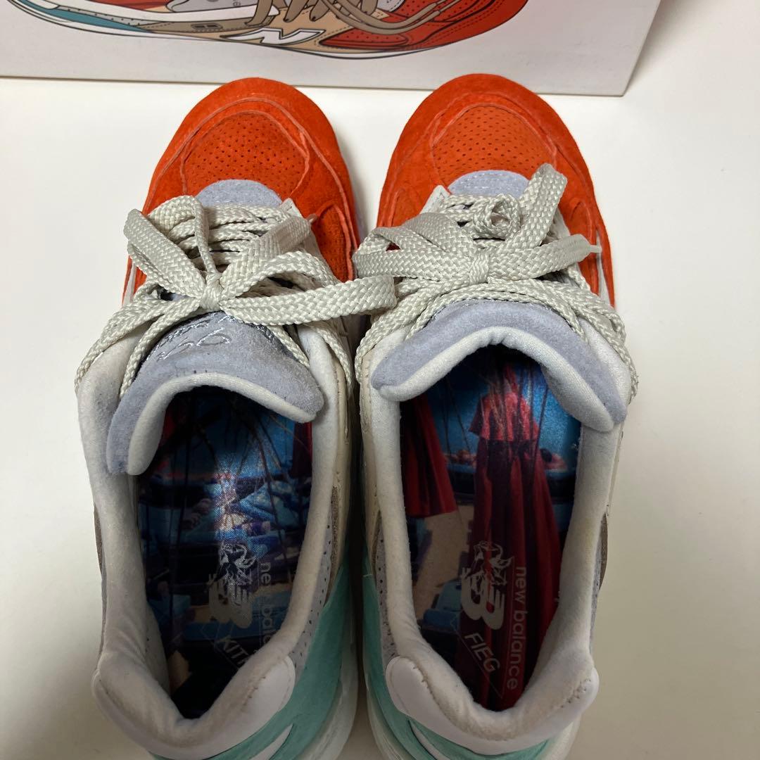 KITH×NewBalance 990 V2 \"cyclades\"