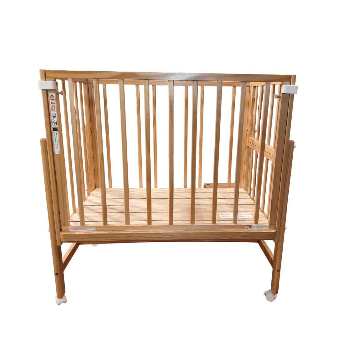 大和屋 そいねーる ミニベビーベッド ナチュラル 添い寝 延長ベルト・説明書付