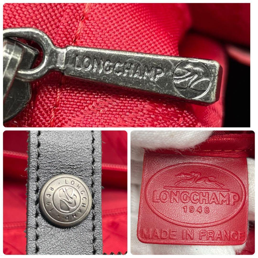 希少 ロンシャン レジェンド ドクターズバック パテント レザー ブラック