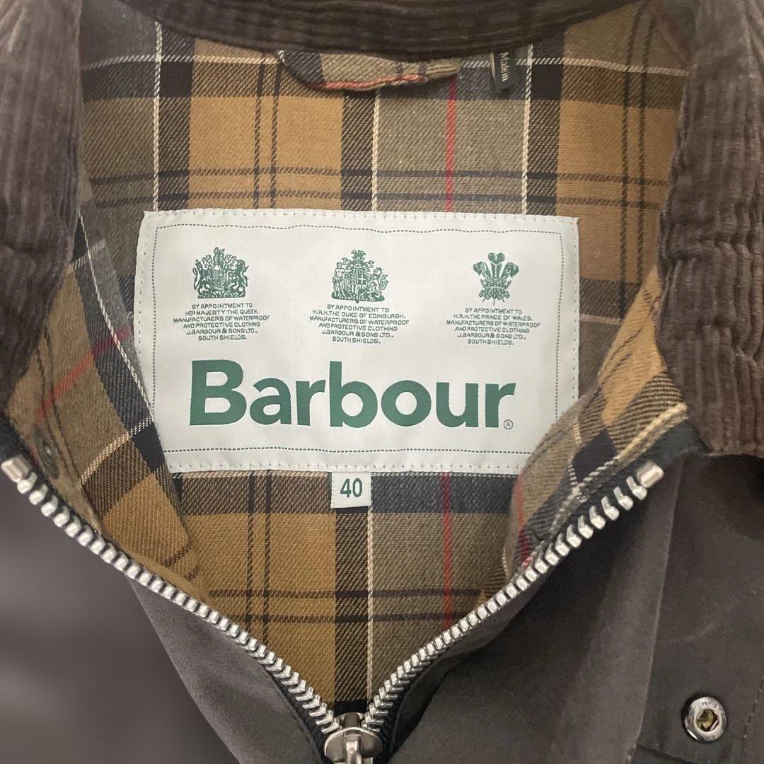 Barbour ビューフォート ダークグレー 40
