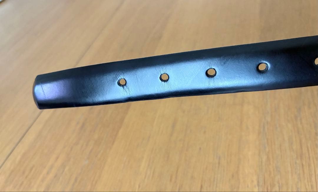 foufou グランドマザーベルト　黒×ゴールド