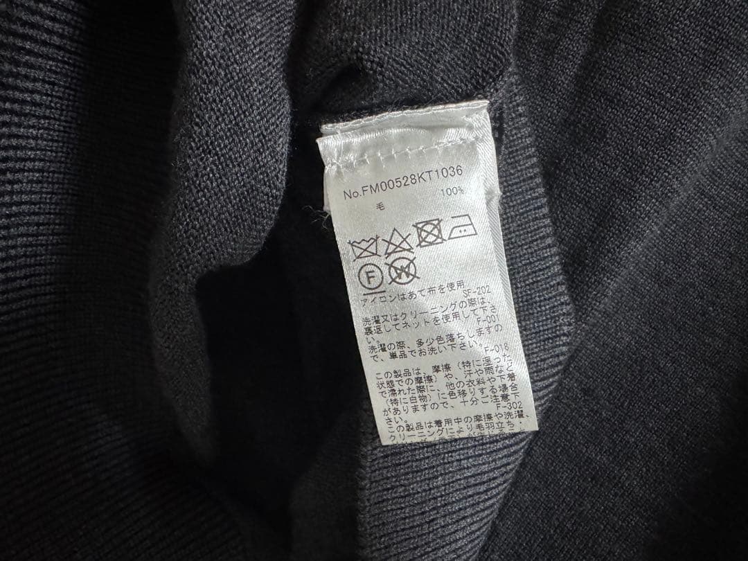 【メゾンキツネ】フォックスヘッド グレー ニット セーター 美品