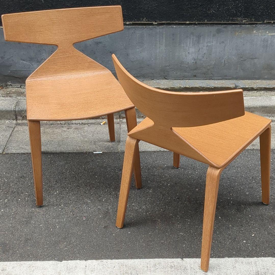 手渡希望★アルペール SAYA wood leg 中古2脚 イタリア2019製