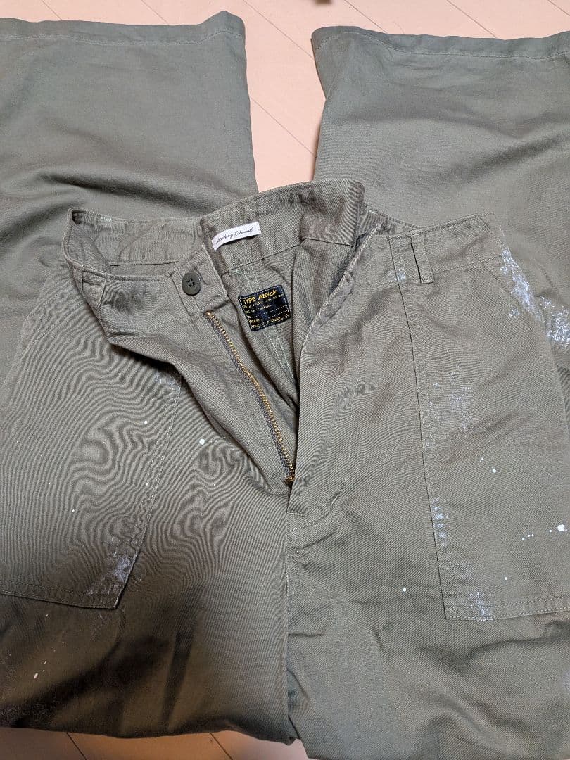 アパルトモンATTACK BY JOHNBULL ミリタリーイージーパンツ 38